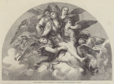 The Assumption of the Magdalen by Giulio Romano
